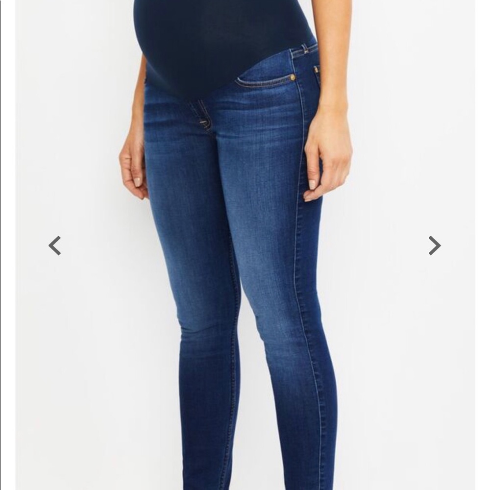 For All Mankind High Waist Maternity Jeans